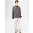 画像2: 【OUR LEGACY(アワーレガシー)】BEYOND SHIRT/ Charcoal Bordeaux (2)