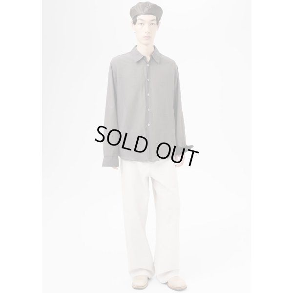 画像2: 【OUR LEGACY(アワーレガシー)】BEYOND SHIRT/ Charcoal Bordeaux