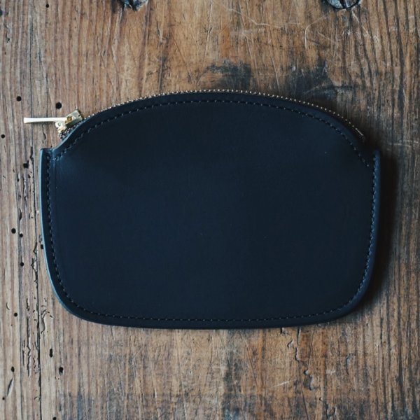画像1: 【forme(フォルメ)】Coin purse Cordovan/ Black