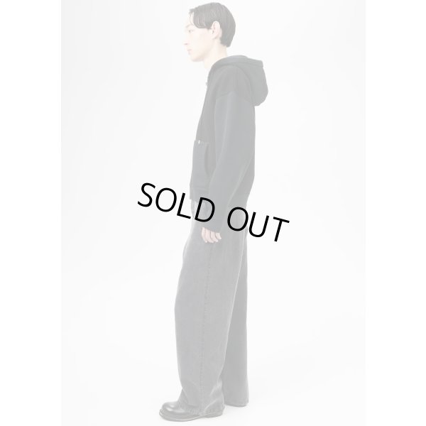 画像4: 【OUR LEGACY(アワーレガシー)】RASCAL HOOD/ Pigment Black Hefty Fleece