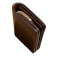 画像2: 【forme(フォルメ)】Short wallet Cordovan/ BURGUNDY (2)