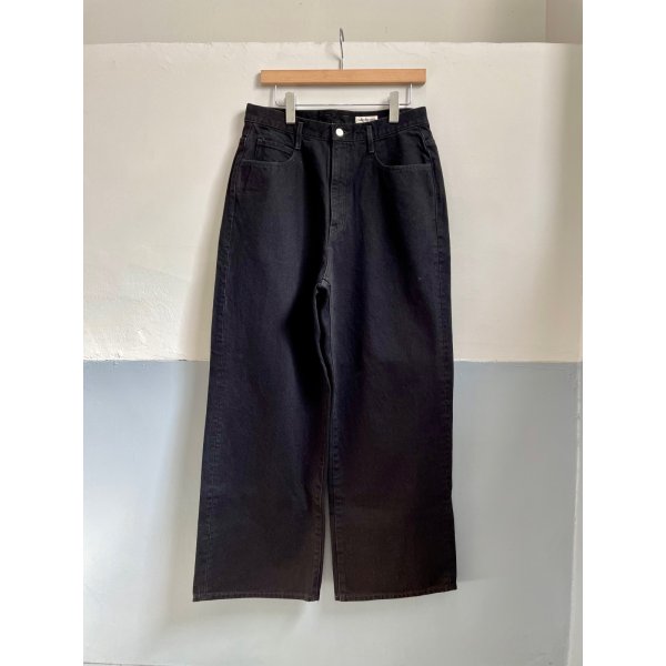 画像1: 【nakedgauge(ネイキッドゲージ)】BLACK DENIM FD ASHLEY JEANS