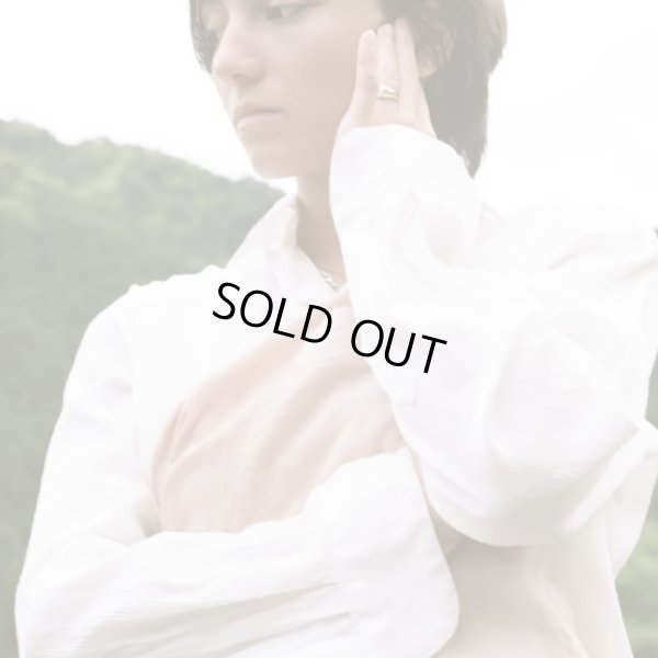 画像2: 【seya.(セヤ)】ETERNAL SHIRT/ TAKASHIMA CREPE SHELL GINGER DYE/ ROSE MOON