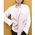 画像1: 【seya.(セヤ)】ETERNAL SHIRT/ TAKASHIMA CREPE SHELL GINGER DYE/ ROSE MOON (1)