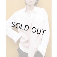 【seya.(セヤ)】ETERNAL SHIRT/ TAKASHIMA CREPE SHELL GINGER DYE/ ROSE MOON