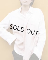 【seya.(セヤ)】ETERNAL SHIRT/ TAKASHIMA CREPE SHELL GINGER DYE/ ROSE MOON