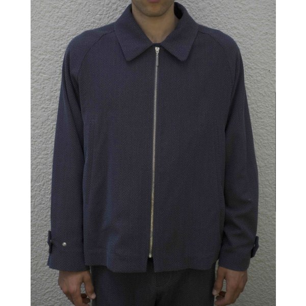 画像1: 【seya.(セヤ)】RIVER BLOUSON/ SUMMER HERRINGNBONE/ RIVER STONE