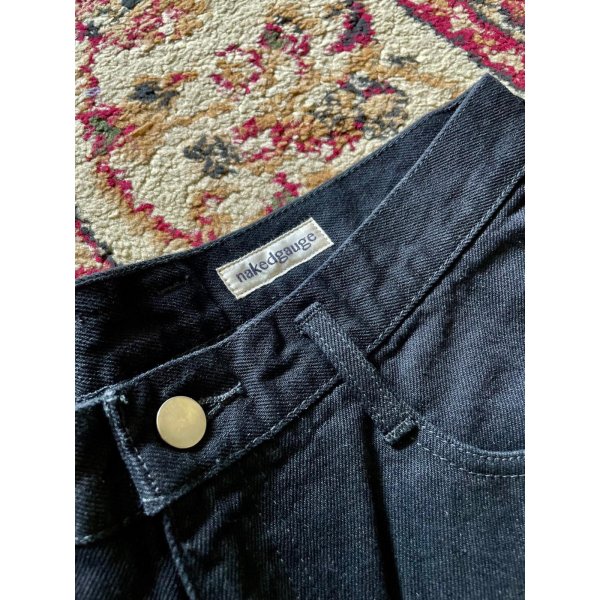 画像4: 【nakedgauge(ネイキッドゲージ)】BLACK DENIM FD ASHLEY JEANS