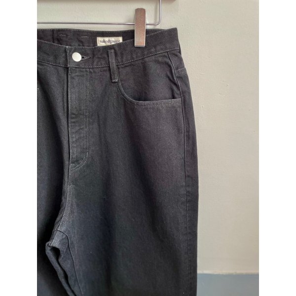 画像3: 【nakedgauge(ネイキッドゲージ)】BLACK DENIM FD ASHLEY JEANS