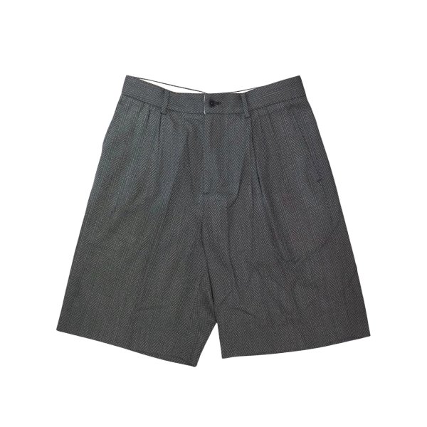 画像1: 【seya.(セヤ)】SPRING SHORT PANTS/ SUMMER HERRINGBONE/ RIVER STONE