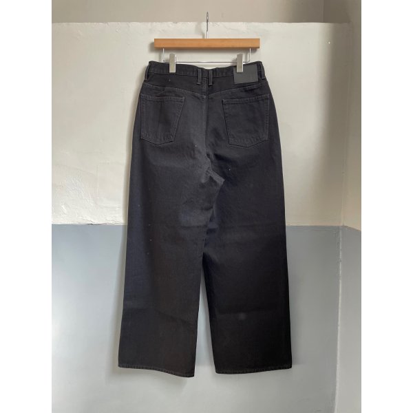 画像2: 【nakedgauge(ネイキッドゲージ)】BLACK DENIM FD ASHLEY JEANS