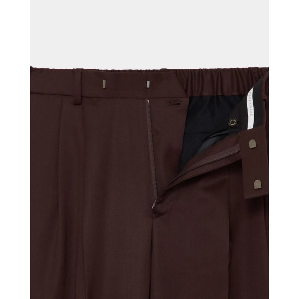 画像2: 【MARKAWARE(マーカウェア)】ORGANIC 2/80 GABARDINE DOUBLE PLEATED WIDE TROUSERS　”Olive Drab”