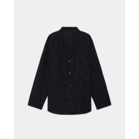 【marka(マーカ)】PAISLEY JACQUARD BAND COLLAR SKIPPER SHIRT/Dark Navy