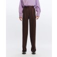 画像5: 【MARKAWARE(マーカウェア)】ORGANIC 2/80 GABARDINE DOUBLE PLEATED WIDE TROUSERS ”Black”