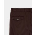画像3: 【MARKAWARE(マーカウェア)】ORGANIC 2/80 GABARDINE DOUBLE PLEATED WIDE TROUSERS　”Olive Drab”
