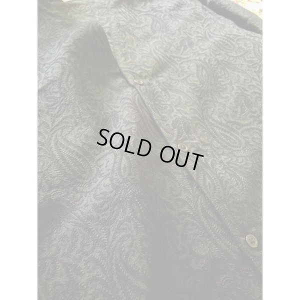 画像5: 【marka(マーカ)】PAISLEY JACQUARD BAND COLLAR SKIPPER SHIRT/Dark Navy