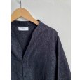画像4: 【marka(マーカ)】PAISLEY JACQUARD BAND COLLAR SKIPPER SHIRT/Dark Navy (4)