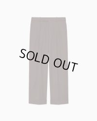 【MARKAWARE(マーカウェア)】ORGANIC 2/80 GABARDINE DOUBLE PLEATED WIDE TROUSERS　”Olive Drab”