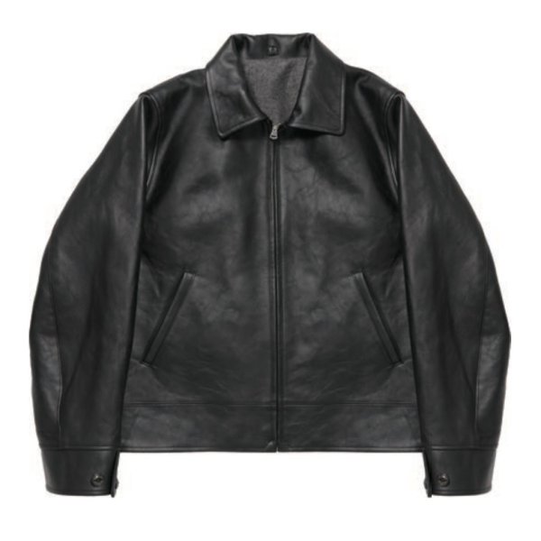 画像1: 【T.T(Taiga Takahashi)】Lot.802 Cossack Leather Jacket / BLACK