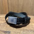 画像2: 【T.T(Taiga Takahashi)】Lot.021 Basketwearve Pattern Belt / BLACK (2)