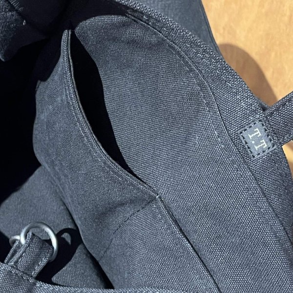 画像3: 【T.T(Taiga Takahashi)】Lot.018 Newsboy Bag Small / BLACK