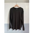 画像2: 【marka(マーカ)】ROUND HEM CREW NECK　”BLACK” (2)