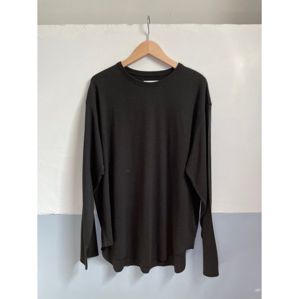 画像2: 【marka(マーカ)】ROUND HEM CREW NECK　”BLACK”