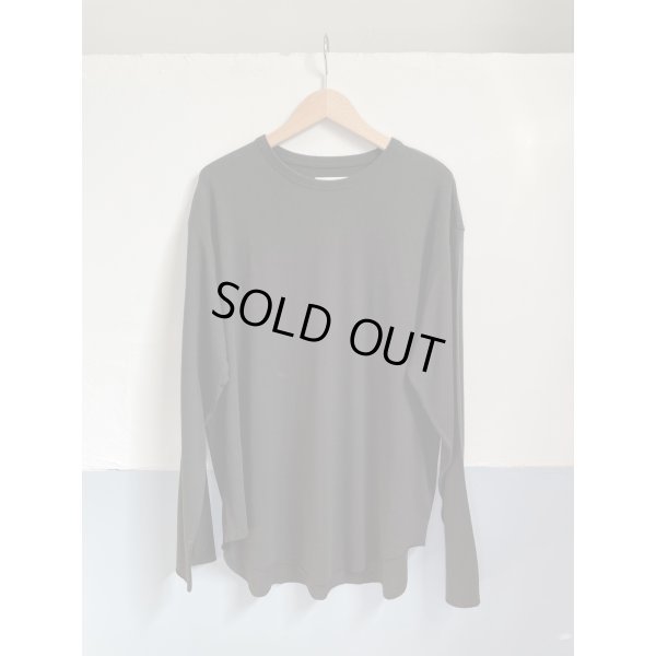 画像2: 【marka(マーカ)】ROUND HEM CREW NECK　”BLACK”
