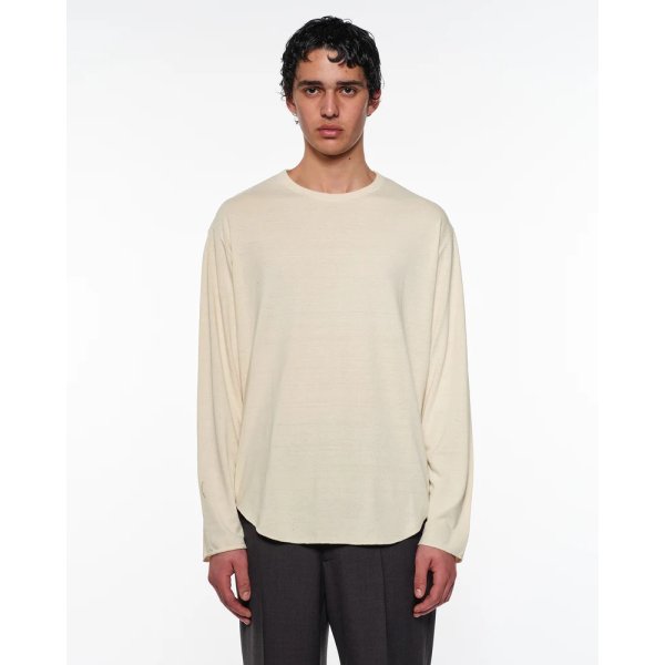画像2: 【marka(マーカ)】ROUND HEM CREW NECK　”IVORY”