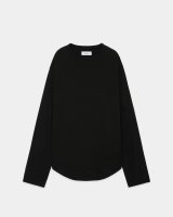 【marka(マーカ)】ROUND HEM CREW NECK　”BLACK”