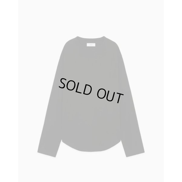 画像1: 【marka(マーカ)】ROUND HEM CREW NECK　”BLACK”