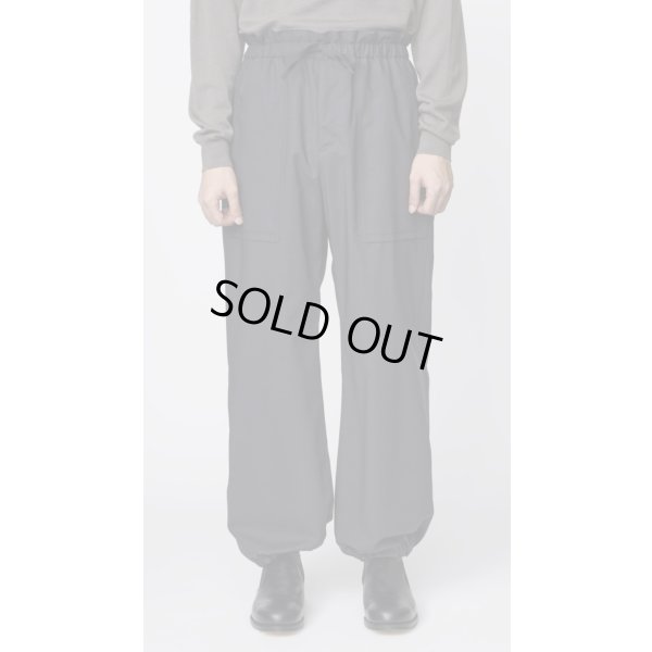 画像3: 【IRENISA(イレニサ)】DRAWSTRING PANTS / BLACK NAVY