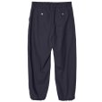 画像2: 【IRENISA(イレニサ)】DRAWSTRING PANTS / BLACK NAVY (2)