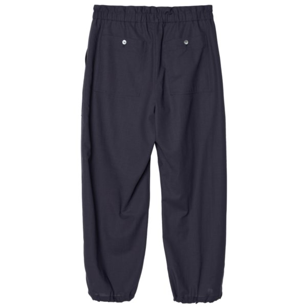 画像2: 【IRENISA(イレニサ)】DRAWSTRING PANTS / BLACK NAVY