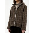 画像4: 【OUR LEGACY(アワーレガシー)】FULL ZIP HOOD/ Dorf Check Hairy Wool