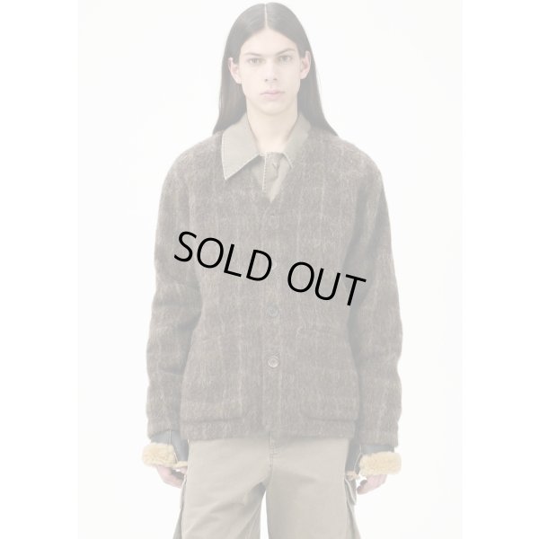 画像3: 【OUR LEGACY(アワーレガシー)】CARDIGAN/ Dorf Check Hairy Wool