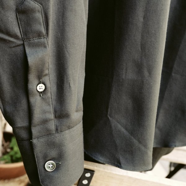 画像3: 【CAMISAS MANOLO(カミサスマノロ)】BLACK NORMAL SHIRT