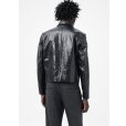 画像6: 【OUR LEGACY(アワーレガシー)】MINI JACKET/ Top Dyed Black Leather