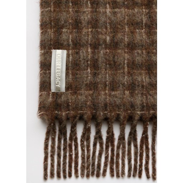画像2: 【OUR LEGACY(アワーレガシー)】ESTATE SCARF/ Dorf Check Fuzzy Alpaca