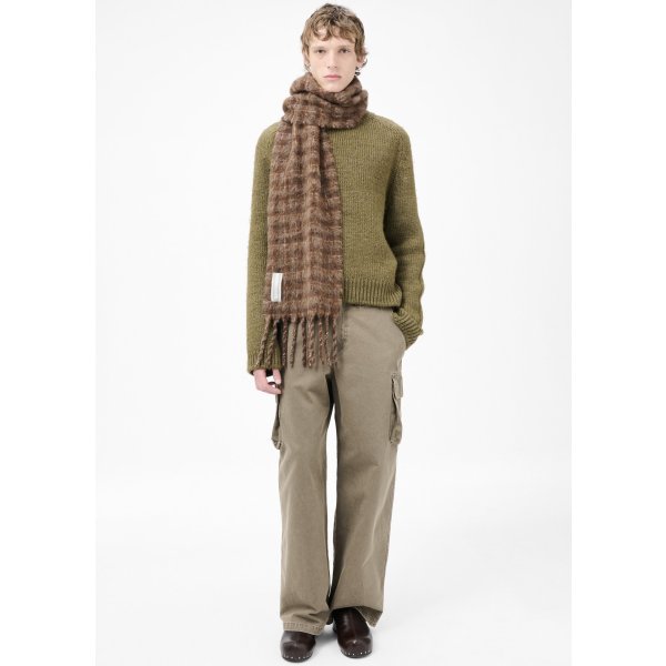 画像3: 【OUR LEGACY(アワーレガシー)】ESTATE SCARF/ Dorf Check Fuzzy Alpaca