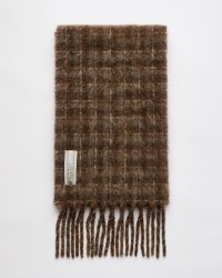 【OUR LEGACY(アワーレガシー)】ESTATE SCARF/ Dorf Check Fuzzy Alpaca