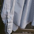 画像3: 【CAMISAS MANOLO(カミサスマノロ)】WHITE/BLACK STRIPES NORMAL SHIRT (3)