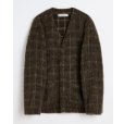 画像1: 【OUR LEGACY(アワーレガシー)】CARDIGAN/ Dorf Check Hairy Wool (1)