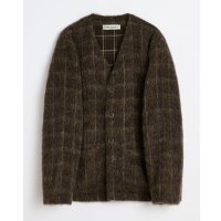 【OUR LEGACY(アワーレガシー)】CARDIGAN/ Dorf Check Hairy Wool
