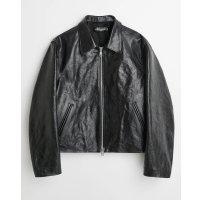 【OUR LEGACY(アワーレガシー)】MINI JACKET/ Top Dyed Black Leather