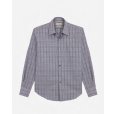 画像1: 【CAMISAS MANOLO(カミサスマノロ)】BLUE/WHITE MULTI CHECK NORMAL SHIRT (1)