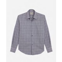 【CAMISAS MANOLO(カミサスマノロ)】BLUE/WHITE MULTI CHECK NORMAL SHIRT