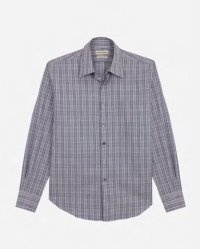 【CAMISAS MANOLO(カミサスマノロ)】BLUE/WHITE MULTI CHECK NORMAL SHIRT