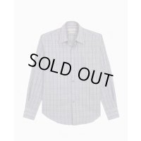【CAMISAS MANOLO(カミサスマノロ)】BLUE/WHITE MULTI CHECK NORMAL SHIRT