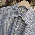 画像2: 【CAMISAS MANOLO(カミサスマノロ)】BLUE/WHITE MULTI CHECK NORMAL SHIRT (2)